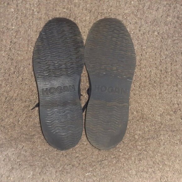 HOGAN-Blue Suede/Textile Sneakers-BN105-Size 6.5 UK-39 EU-8.5 US Woman-7 Men-EX - Picture 7 of 7